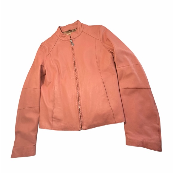 Wilson’s Leather Maxima Coral Color Jacket Sz Medium - Picture 7 of 15
